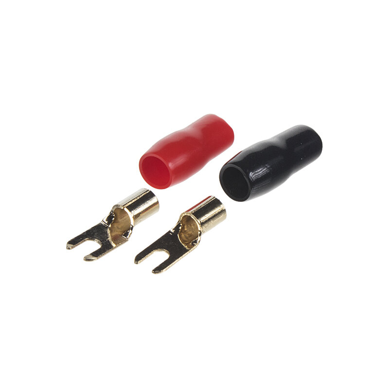 GOLD vidličky M4 pro kabel 8 mm2, 4ks g4-04
