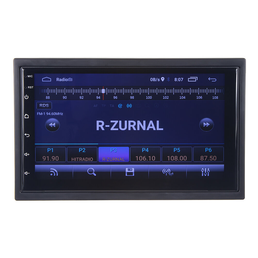 2DIN autorádio s 7" LCD, Android 10, WI-FI, GPS, Mirror link, Bluetooth, 2x USB 80824aa2