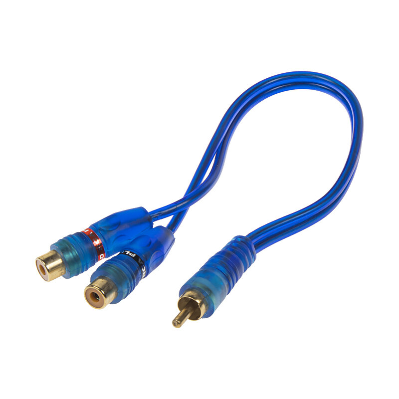 RCA Y audio kabel BLUE BASIC line, 2xsamice, 1xsamec xs-212f
