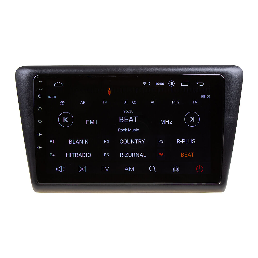 Autorádio pro Škoda Rapid 2012- s 9" LCD, Android 11.0, WI-FI, GPS, Mirror link, Bluetooth, 80881A