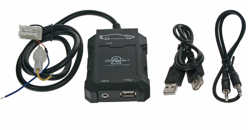 Connects2 - ovládání USB zařízení OEM rádiem Nissan/AUX vstup 55usbns001