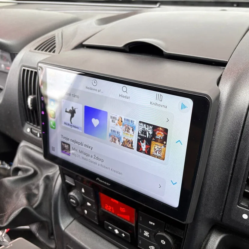 Instalace nového autorádia do Fiat Ducato