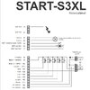Schéma zapojení pro START-S3XL.
    Napájení iQGSM ze svorek 10 a 11 (-12 a +12VDC)
    Výstup OUT na svorky 9 a 16 (spol. a START)