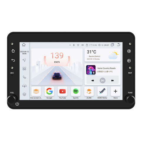 HIZPO FTALF7001 7" Autorádio Android 13 Alfa Romeo Brera Spider Sportwagon Model: 6SFTALF71P (6+64GB) CHR6SFTALF71P