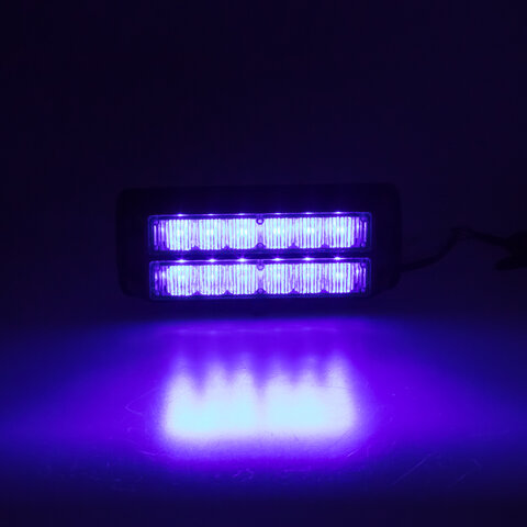 x PREDATOR dual 12x1W LED, 12-24V, modrý, ECE R10 kf006dblu