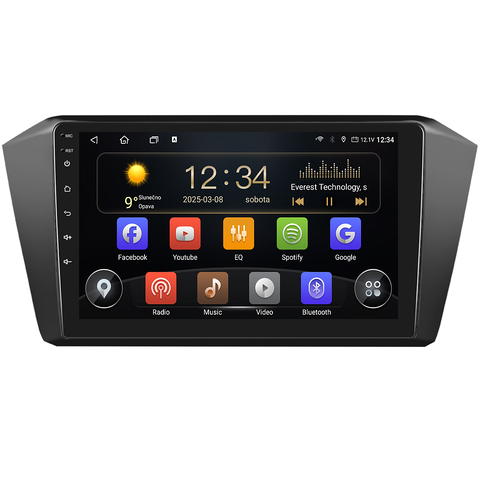 Isudar 2DIN autorádio T72-IEV80 Android, Volkswagen Passat B8 B503