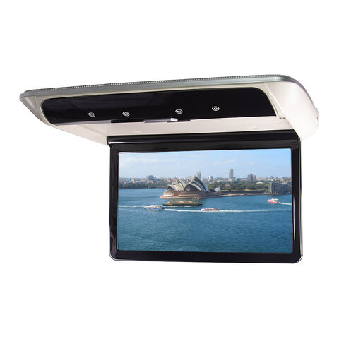 Stropní LCD monitor 13,3&quot; s OS. Android USB/SD/HDMI/FM, dálkové ovládání se snímačem pohybu, šedý DS-133Acgr