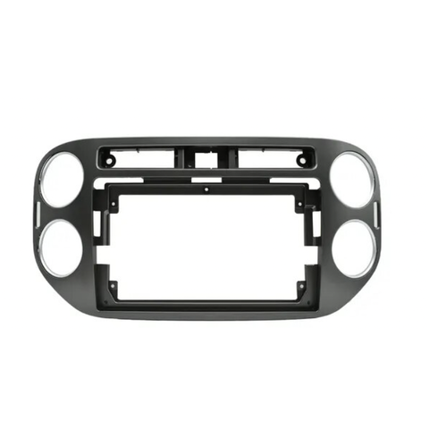 KXTIGUAN91 Rámeček s napájecím kabelem pro 9" autorádio do VW Tiguan Šedý rámeček: Šedý rámeček CHR1596_SED