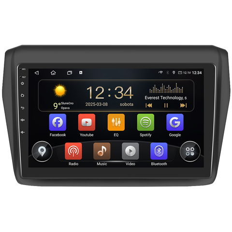 Isudar 2DIN autorádio T72-IEV133 Android, Suzuki Swift III (Gen 5) T72-UN08M/A7276
