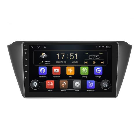 Isudar 2DIN autorádio T72-IEV38 Android, Škoda Fabia III B020