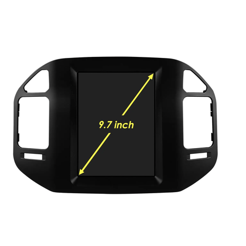 HIZPO MBPJR9701 Autorádio 9,7“ Android 13 pro Mitsubishi Pajero V60 V68 V73 Model: 8S9701 (8+128GB) - Černý rámeček CHR2678_8S9701B