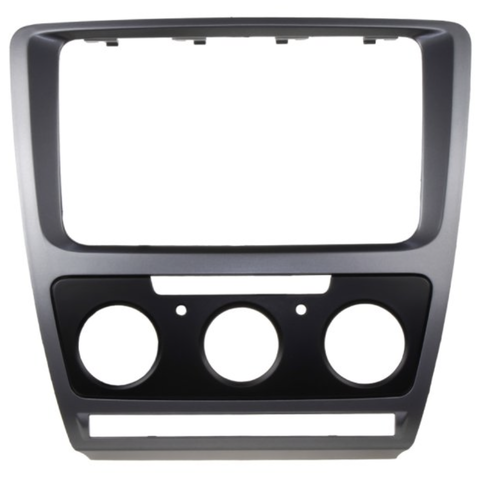 Rámeček pro autorádia do Škoda Octavia 2 FL s manuálním ovládáním klimatizace CHR1833