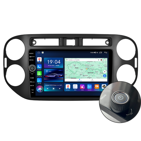 Everest 2DIN autorádio EVE65 Android, Volkswagen Tiguan I B612