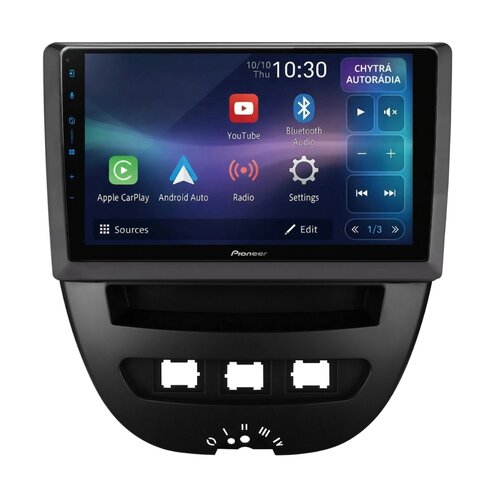 Autorádio Pioneer SPH-PF97BT pro Peugeot 107 / Citroen C1 / Toyota Aygo CHRSPH-PF97BT_KXPG107_4853