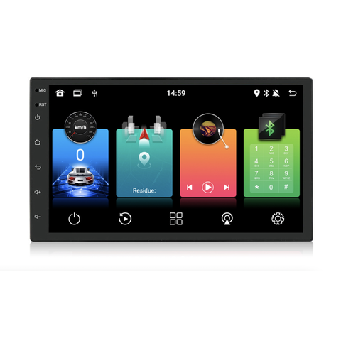 HIZPO AD7001 Univerzální 7" autorádio Model: AD7002CPN (2+32GB) CHR142