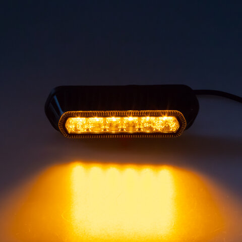 PROFI výstražné LED světlo vnější, oranžové, 12-24V, ECE R65 911-621