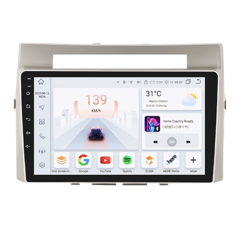 HIZPO KXTYVS91 Autorádio 9" Android pro Toyota Corolla Verso Model: S9004 (4+32GB) CHR1092_RAM