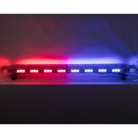LED rampa 1200mm, modrá/červená, 12-24V, ECE R65 sre911-air48brs