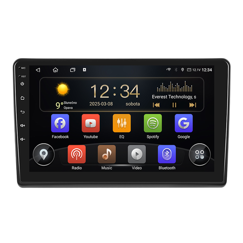 Isudar 2DIN autorádio T72-IEV87 Android, Fiat Ducato / Peugeot Boxer II / Citroen Jumper II T72-UN08M/A7616
