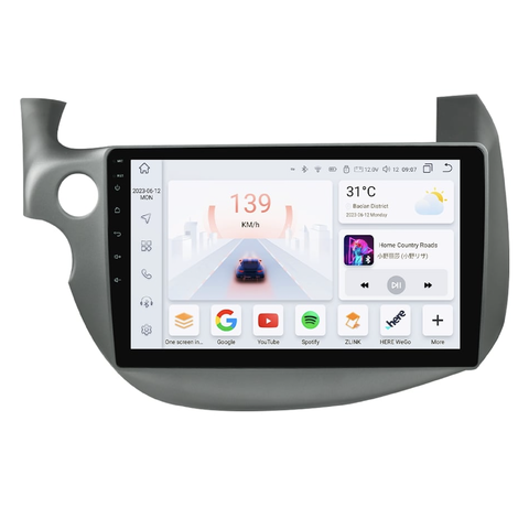 HIZPO KXFIT101001 Autorádio 10,1" Android 13 pro Honda Jazz/Fit Model: S101004 (4+32GB) CHR1088