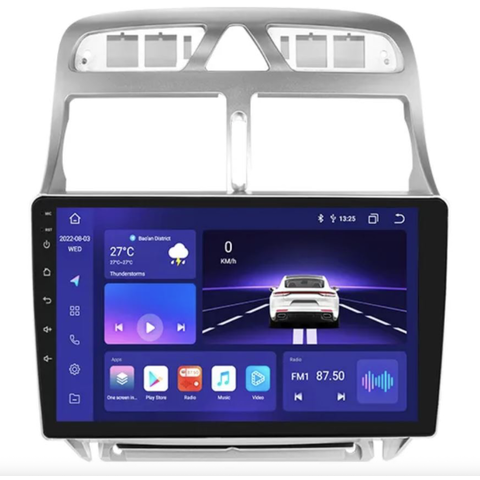 HIZPO KXPG3079001 Autorádio 9" Android 13 pro Peugeot 307 Varianta: Napájecí kabel typu B, Model: S9008 (8+128GB) CHR2376_NAP2