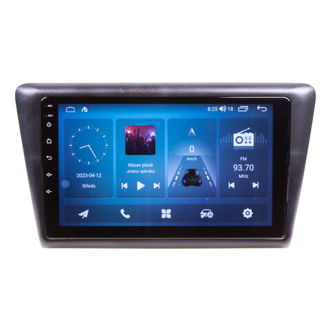 Autorádio pro Škoda Rapid 2012- s 9&quot; LCD, Android, WI-FI, GPS, CarPlay, 4G, Bluetooth, 2x USB 80881A4