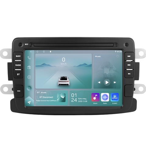 HIZPO DUSTER7001 Autorádio 7“ Android 13 pro Dacia, Renault Model: P2DUSTER7001CP (2+32GB)
