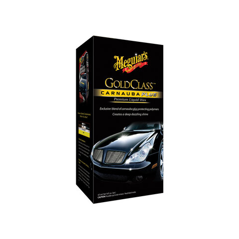 Meguiar's Gold Class Carnauba Plus Premium Liquid Wax - tekutý vosk s obsahem přírodní karnauby, 473 ml ED004