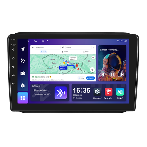 Isudar 2DIN autorádio T68B-IEV10 Android, Škoda Fabia II / Roomster B125