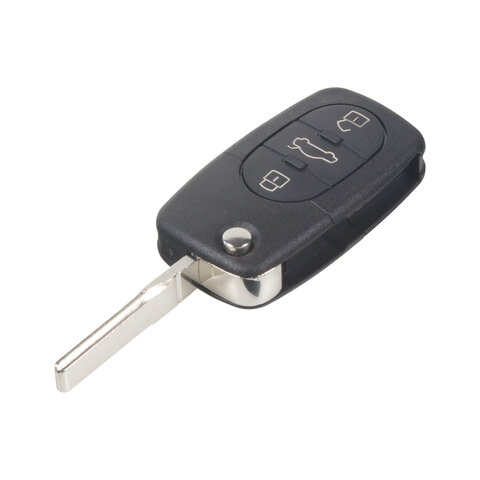 Náhr. obal klíče pro VW, 3-tlačítkový, oválná tlačítka 48vw120