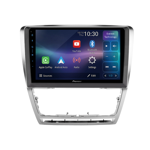 Pioneer 2DIN autorádio SPH-PF97BT, Škoda Octavia II - Stříbrný SPH-PF97BT/CB089/A7068