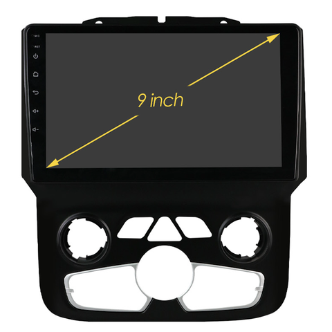 HIZPO KXRAM9002 Autorádio 9" Android pro Dodge RAM 1500, 2500, 3500 - digitální klimatizace Model: P9002CP (2+32GB) CHR4682_P90