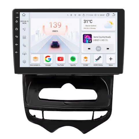 HIZPO KXIX209001B Autorádio 9“ Android pro Hyundai ix20 / digitální klimatizace Model: S9006 (6+64GB) CHRS9006_KXIX2091B