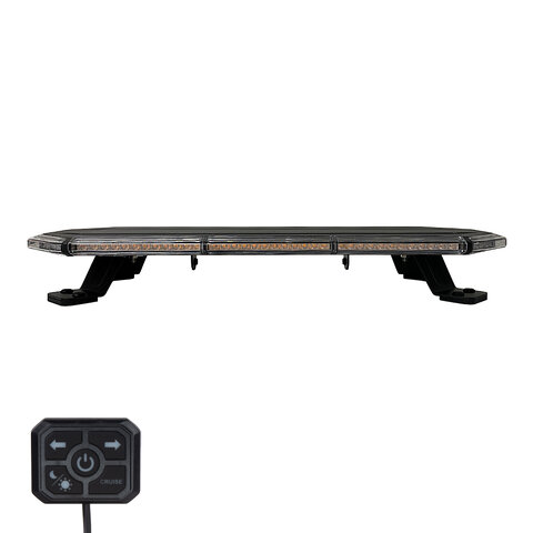 SLIM LED rampa 610mm, oranžová, 12-24V, 36+72LED, ECE R65 sre5slim-610