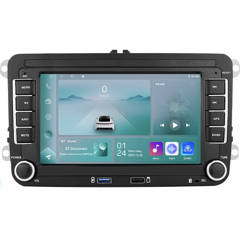 HIZPO VW7001 Autorádio 7" Android 13 VW ŠKODA SEAT Model: P2VW7001CP CHRP2VW7001CP