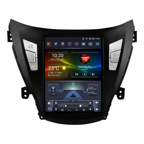 HIZPO HYELT9701 Autorádio 9,7“ Android 13 pro Hyundai Elantra Model: 8S9701 (8+128GB) CHR2684_8S9