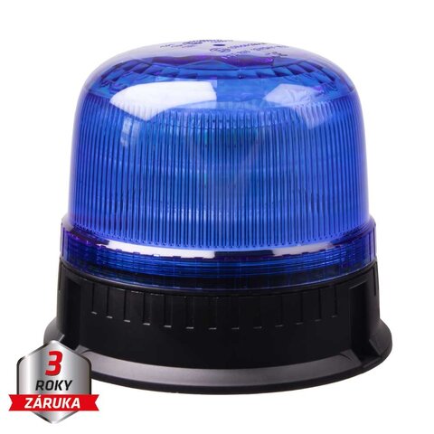 LED maják, 12-24V, 24xLED modrý, pevná montáž, ECE R65 wl825fixblue