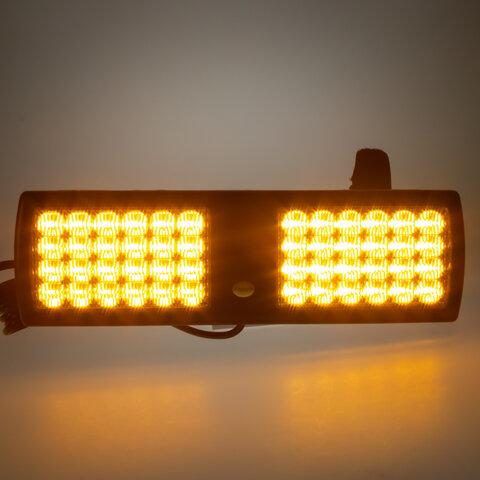 PREDATOR dual LED vnitřní, 48x1W, 12-24V, oranžový kf802