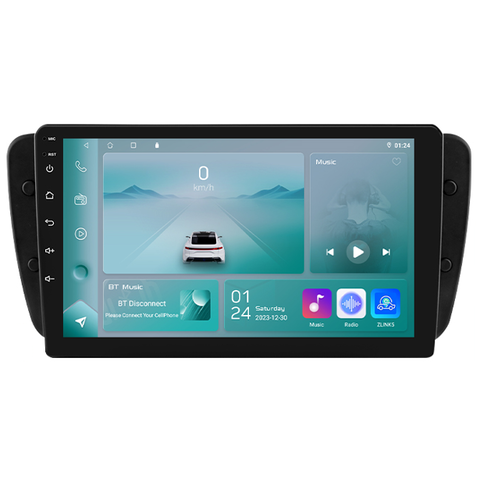 HIZPO KXSTIBZ91 Autorádio 9" Android 13 pro Seat Ibiza Model: P9002CP (2+32GB) CHR244