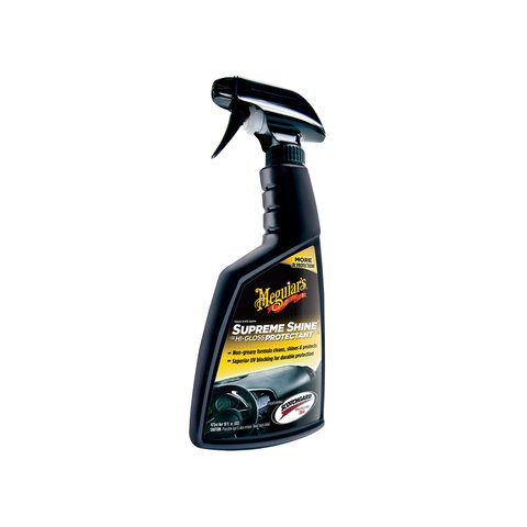 Meguiar's Supreme Shine Vinyl &amp; Rubber Protectant - ochrana interiérových plastů, vysoký lesk, 473 ml EC002