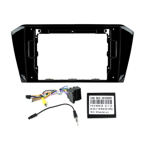 KXVWPST102 Rámeček s napájecím kabelem pro 10,1" autorádio do VW Passat B8 CHR1600