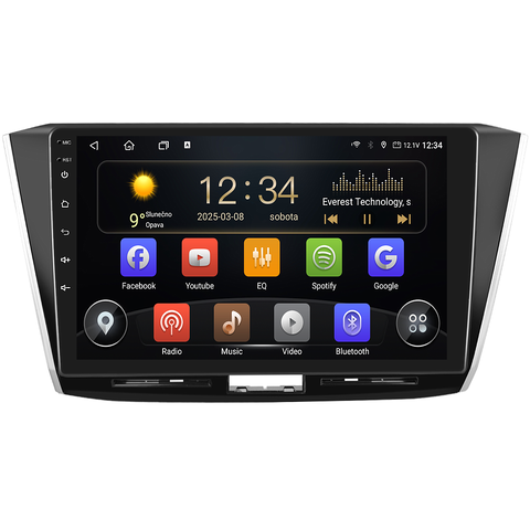 Isudar 2DIN autorádio T72-IEV80 Android, Volkswagen Passat B8 B503