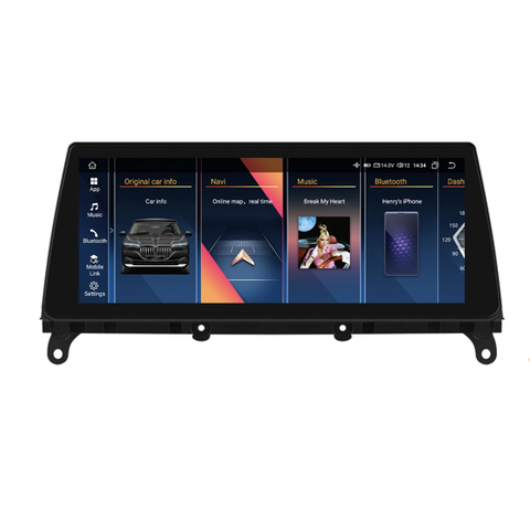 HIZPO 10,25" Android 13 Autorádio BMW X3 F25, X4 F26 Verze systému: NBT, Výkonnostní varianta: 4WBM1025 (4+32GB) CHR3101_NBT