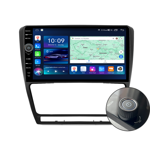 Everest 2DIN autorádio EVE02 Android, Škoda Octavia II B333