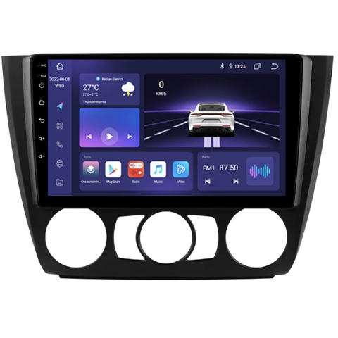 HIZPO KXBME879001B Autorádio 9" Android pro BMW řada 1 E87 Model: S9008 (8+128GB) CHR2184_R2