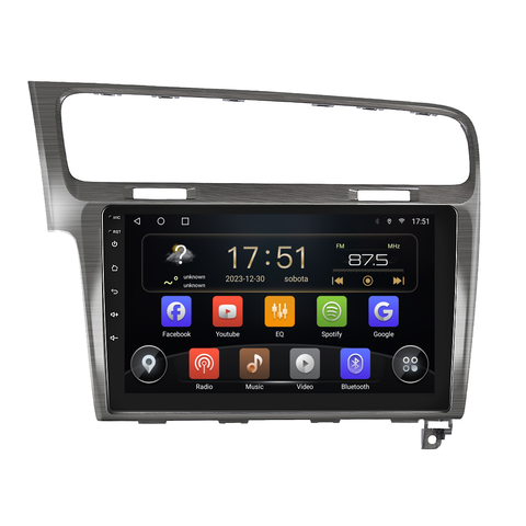 Isudar 2DIN autorádio T72-IEV12 Android, Volkswagen Golf VII B089