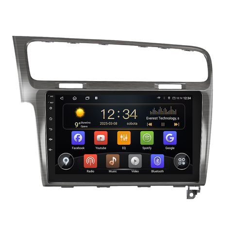Isudar 2DIN autorádio T72-IEV26 Android, Volkswagen Golf VII B186