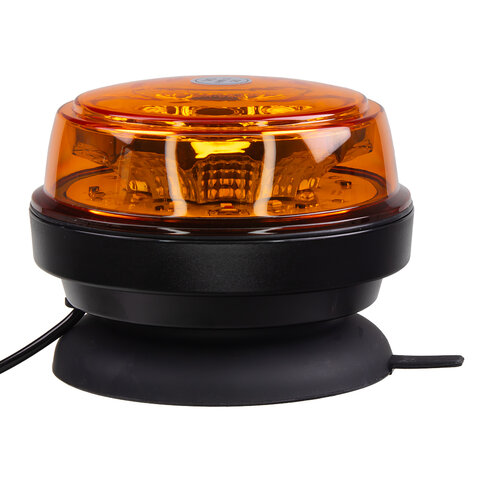 LED maják, 12-24V, 12x1W oranžový, magnet, ECE R65 wl180m1