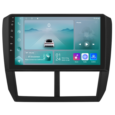 HIZPO KXSBRFST9001 Autorádio 9" Android pro Subaru Forester 3, Impreza Model: P9002CP (2+32GB) CHR669