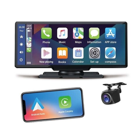 L07 Monitor10&quot; AppleCarPlay AndroidAuto zrcadlení, 2K+FHD DVR L07